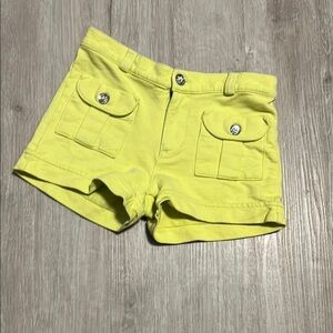 4/$20 Cherokee Yellow Fitted Shorts with Belt Loops